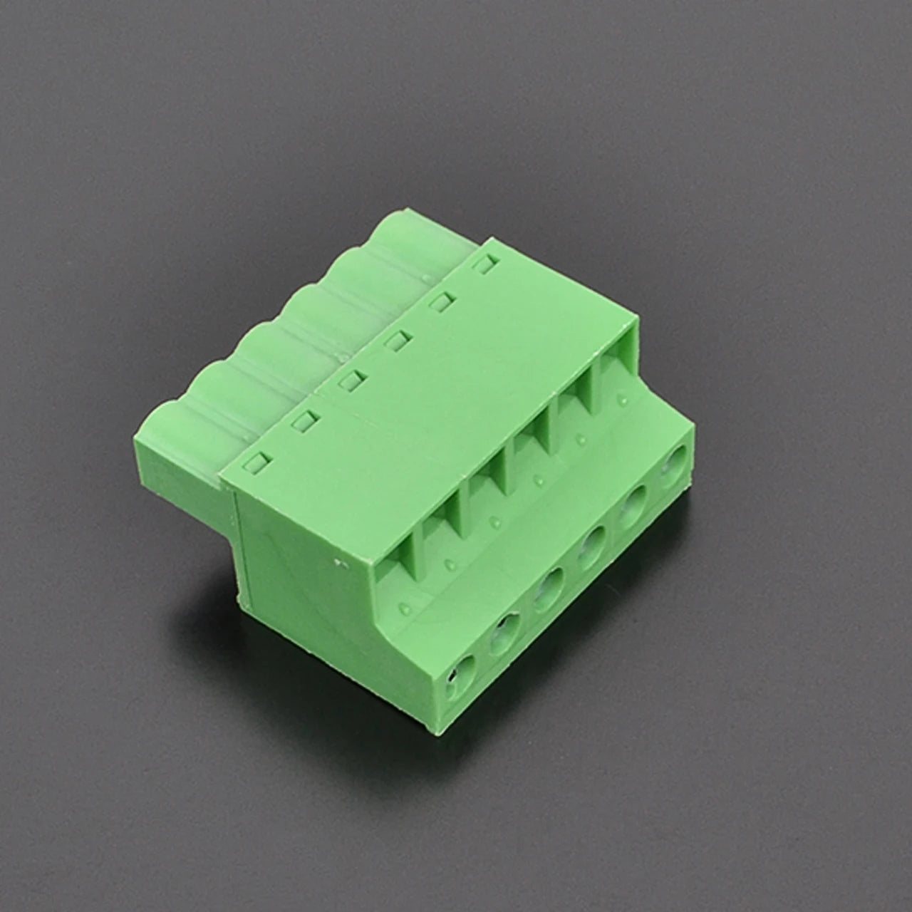 QPZ-508-6P 5.08mm Pitch 6P 300v 15A M2.0 Screw Green High Strength QPZ Series Plug PCB Terminal Blocks