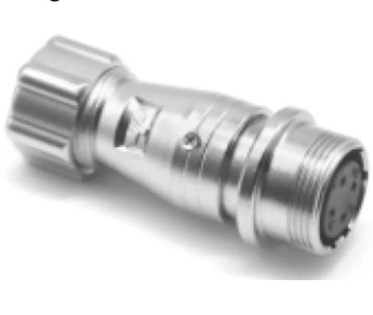 PG16F-6K   Mental Hose Butt Back Fitting Socket K 16mm 5A 250V Metal Circular Aviation Connector Waterproof for Aviation 2-9 PIN