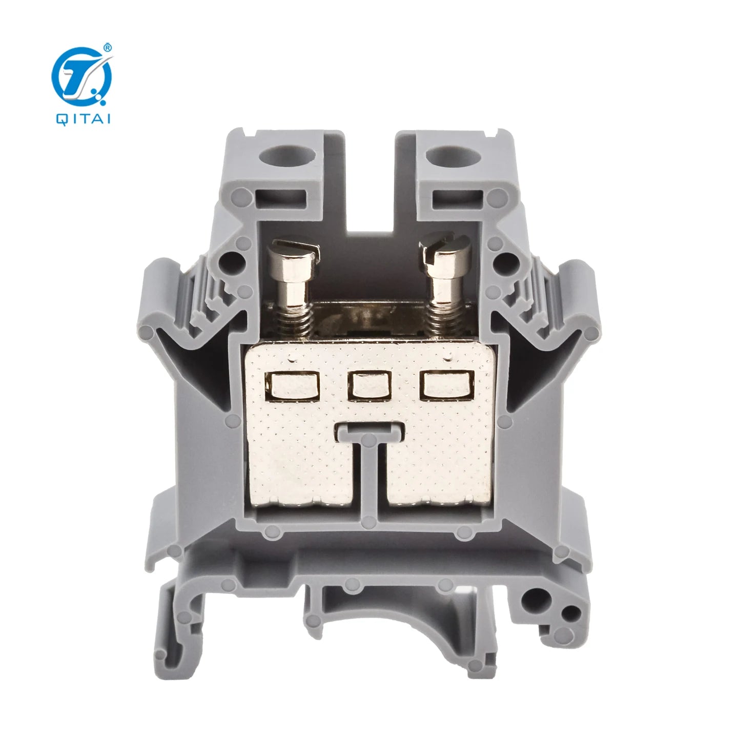 QUKJ-16 UK16N Cheaper 800V 76A 4-16mm Copper 2-Contact Grey Screw-type DIN-rail Mounting Automotive Feed-through Terminal