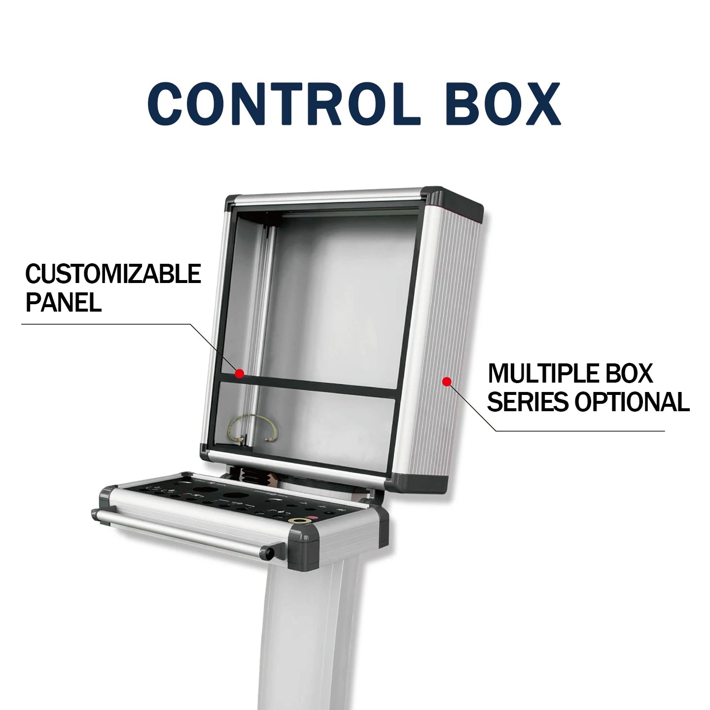 QT155+QT105+QM5-2M Customization Oxidized Aluminum Profiles Connection Control Box Control Panel Enclosure