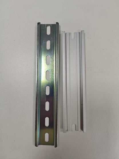 TH35-7.5 DIN Rail Perforated Customizable Length Slotted Din Mounting Rail 1m or 2m Fixed Hole Industrial Steel /Aluminum Rail