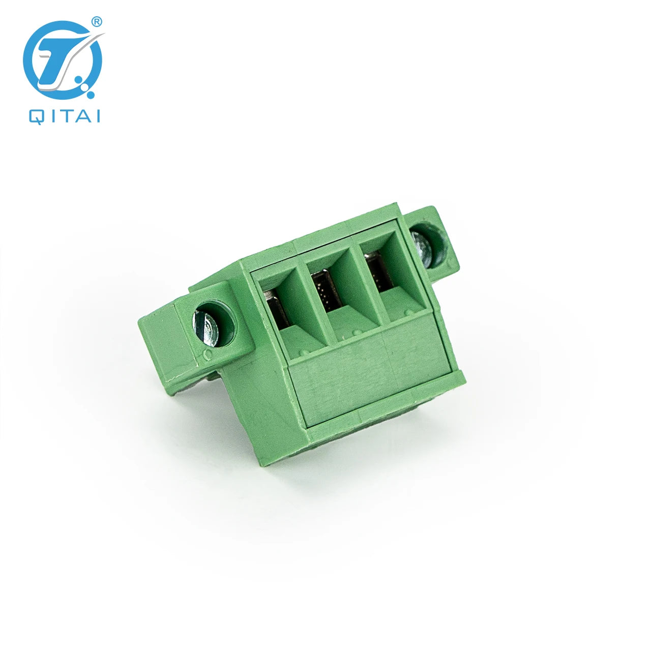 QPV-508F-3P 3-Pole 5.08mm Pitch PCB Mount Screw Terminal Block Connector 2-24P Terminal Blocks for PCB Wiring Printed Circuit
