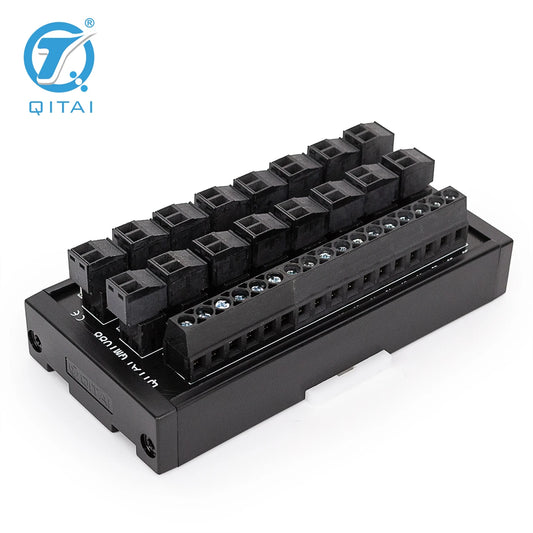 QMT088   16 Bit Output Terminal Block DC24V 1A PLC Module Connect With LED Light Remote Control