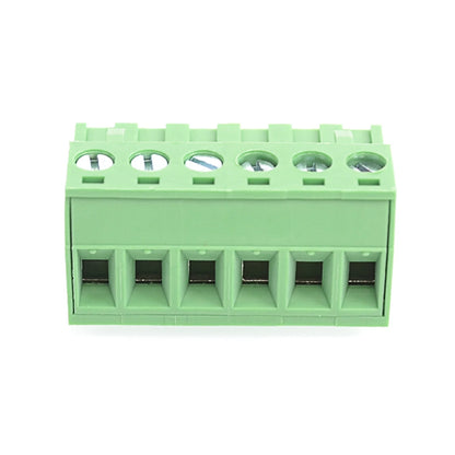QPV-500-6P  PCB 300V 15A 5.0mm Pitch Wire Male Plug-In Terminal Block Connector Rated Terminal Block
