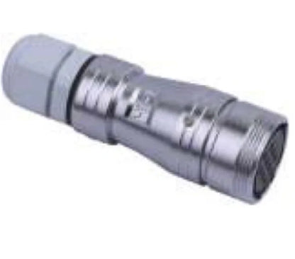 PC24F-10K PC Pipe Butting Type Backward Installed Socket K 24mm 250V Metal Circular Aviation Connector  6/10/12/19 PIN