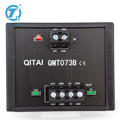 QMT073B DC24V to 5V/3V Terminal Module PC Material Wide Voltage Input High Conversion Efficiency Terminal Block
