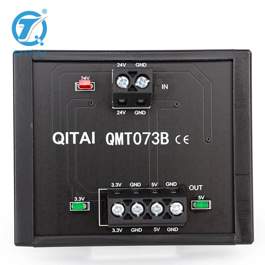 QMT073B DC24V to 5V/3V Terminal Module PC Material Wide Voltage Input High Conversion Efficiency Terminal Block