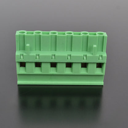 QPRA-762-6P 7.62mm Pitch 300v 15A M3.0 Screw Green PA Material QPR Series Plug PCB Terminal Blocks