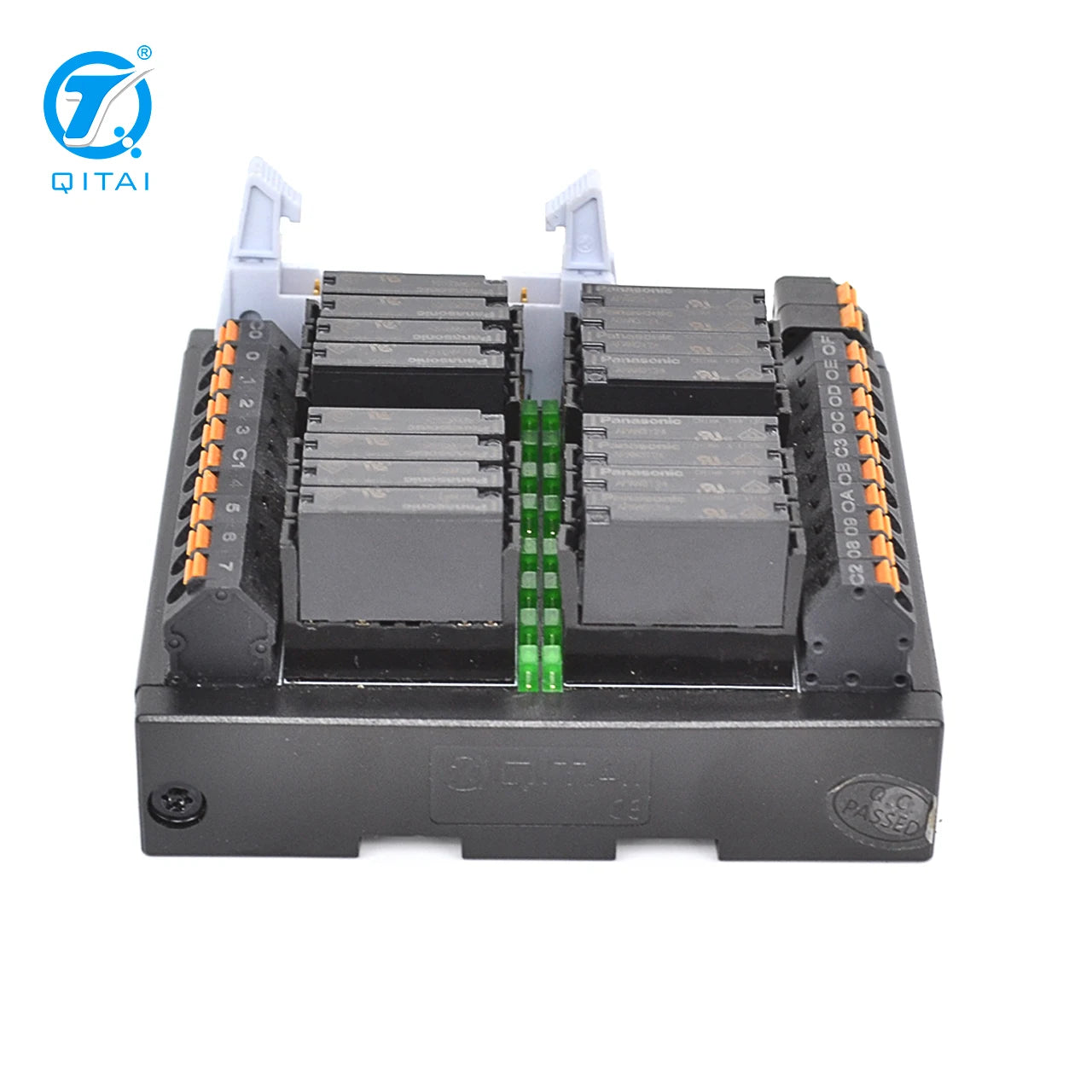QMY416NSL Relay Module for Automation Control Wiring 5A DC24V  Converter Module 16-Channel PLC Terminal Block Spring Connection