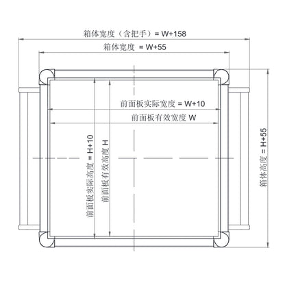 QT135 Customization High Quality Oxidized Aluminum Profiles Connection Control Box Control Panel Enclosure