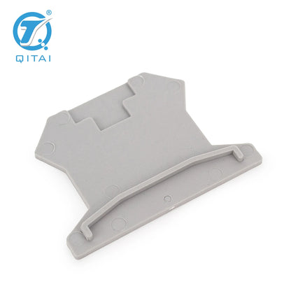 QUKJ-2.5BG Din Rail Terminal Blocks D-UK 2,5 End Cover Electrical Control Connection Terminal Block Accessories