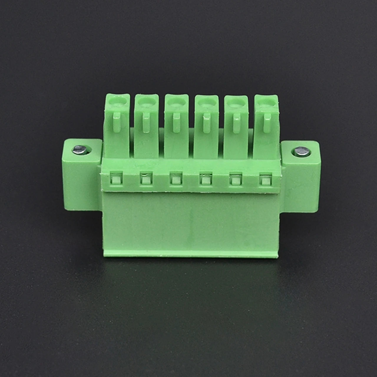 QPRB-350F-6P 3.50mm Pitch 6P Wire Connector Female PCB Terminal Block Screw-Pluggable Electric Manufacture Product With Flange