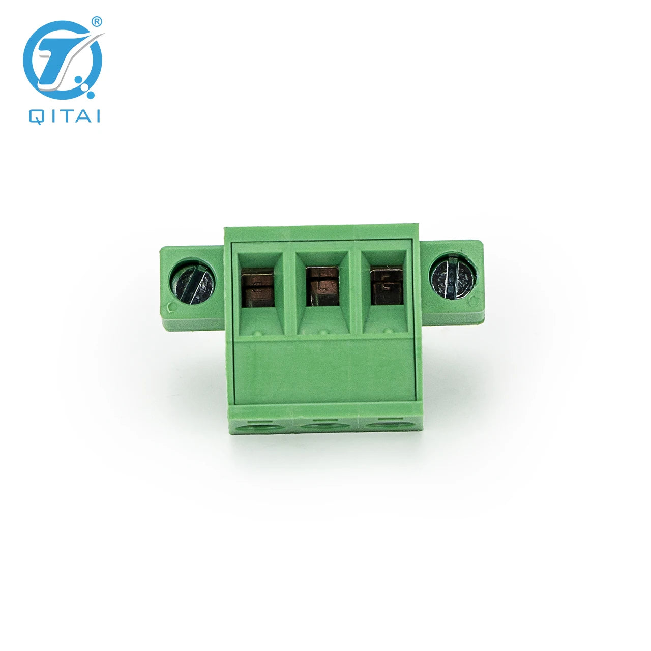 QPV-508F-3P 3-Pole 5.08mm Pitch PCB Mount Screw Terminal Block Connector 2-24P Terminal Blocks for PCB Wiring Printed Circuit
