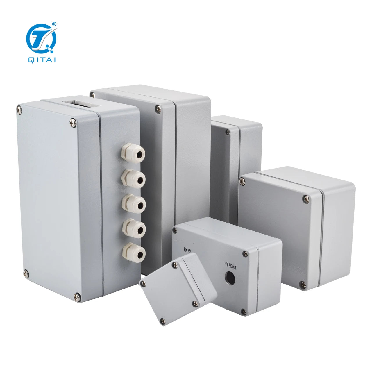 DA Series Aluminum Waterproof IP66 Junction Terminal Box Electronics  Distribution Box Project Electronic Terminal Enclosure