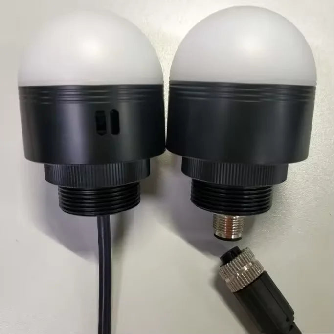 52mm Dome Equipment Indicator Light 3 Color Mini Led Signal Tower Light with Buzzer 12V/24V