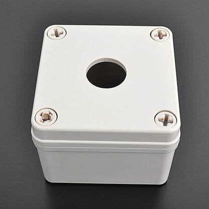 TJ-AG-0808-K1 IP66 Waterproof Aluminum Control Box With1 -Hole Push Buttons Switch 250V Max Voltage  Current Metal Button Box