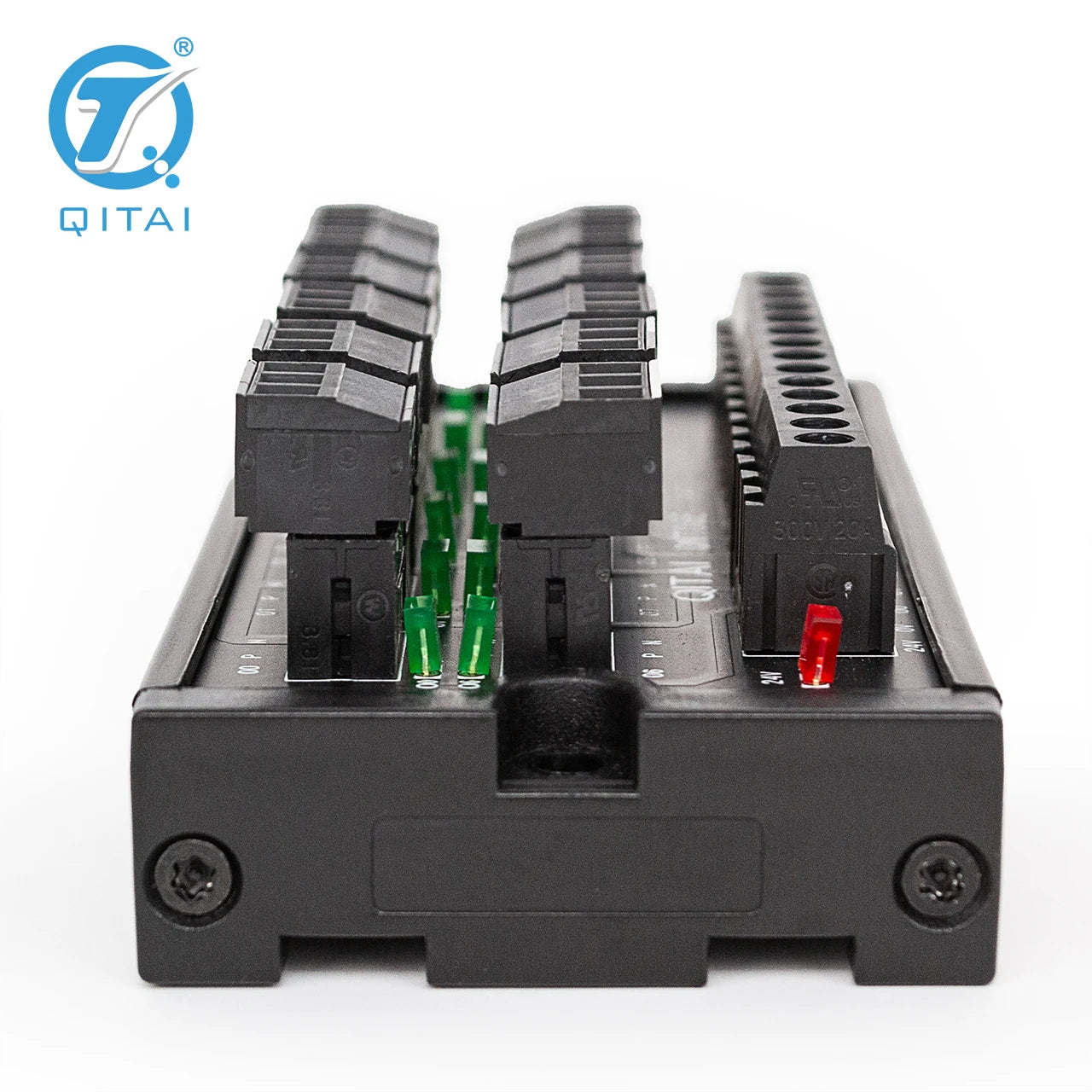 QMT08E  12 Bit Intput Spring Terminal Block DC24V 1A PLC Module Connect with LED Light Remote Control NPN/PNP