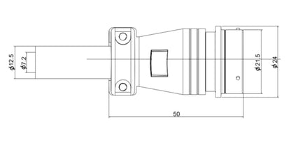 PT20-14K  20MM Professional Aviation Wire Connectors Manufacturer CNC Electrical Equipment 2-14 Pin Waterproof Connector