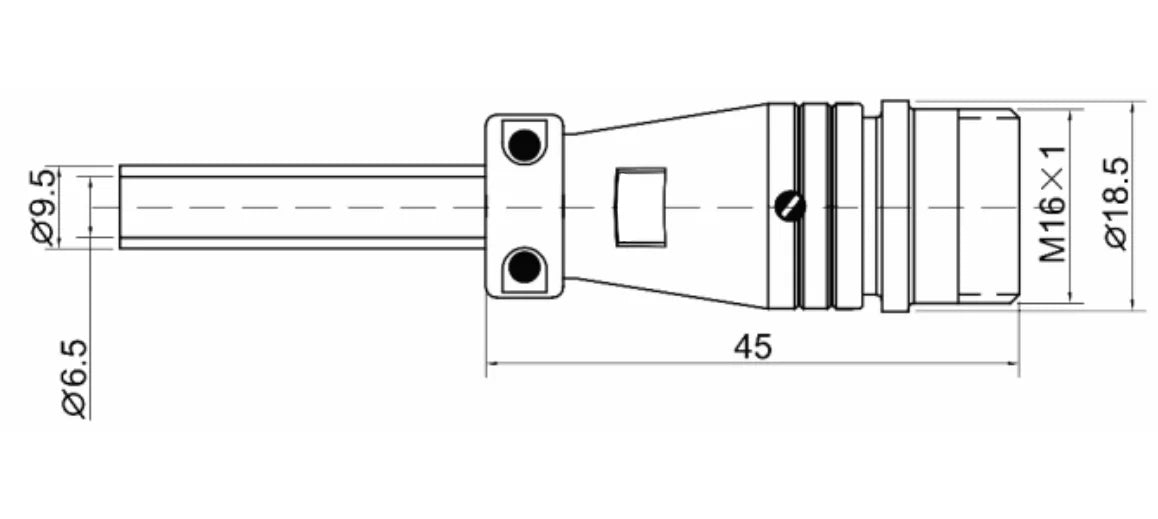 P16-3K   Butting Type Socket K 16mm 250V Metal Circular Aviation Connector Waterproof for Aviation 2-9 PIN