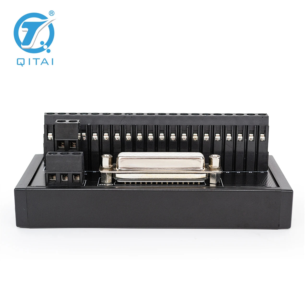 QMT04A High Quality Gold-Plated 44P Female D-SUB (RS323) PLC Connector DC24V Screw Terminal Push-In Connection Automotive 2A Max