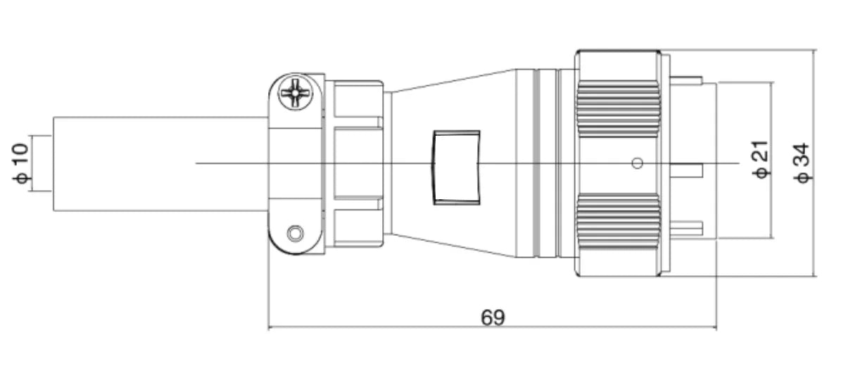 PTX24F-12a Professional Aviation Waterproof Connector CNC Electrical Equipment 2-14 Pin Power Manufacturer's Connectors