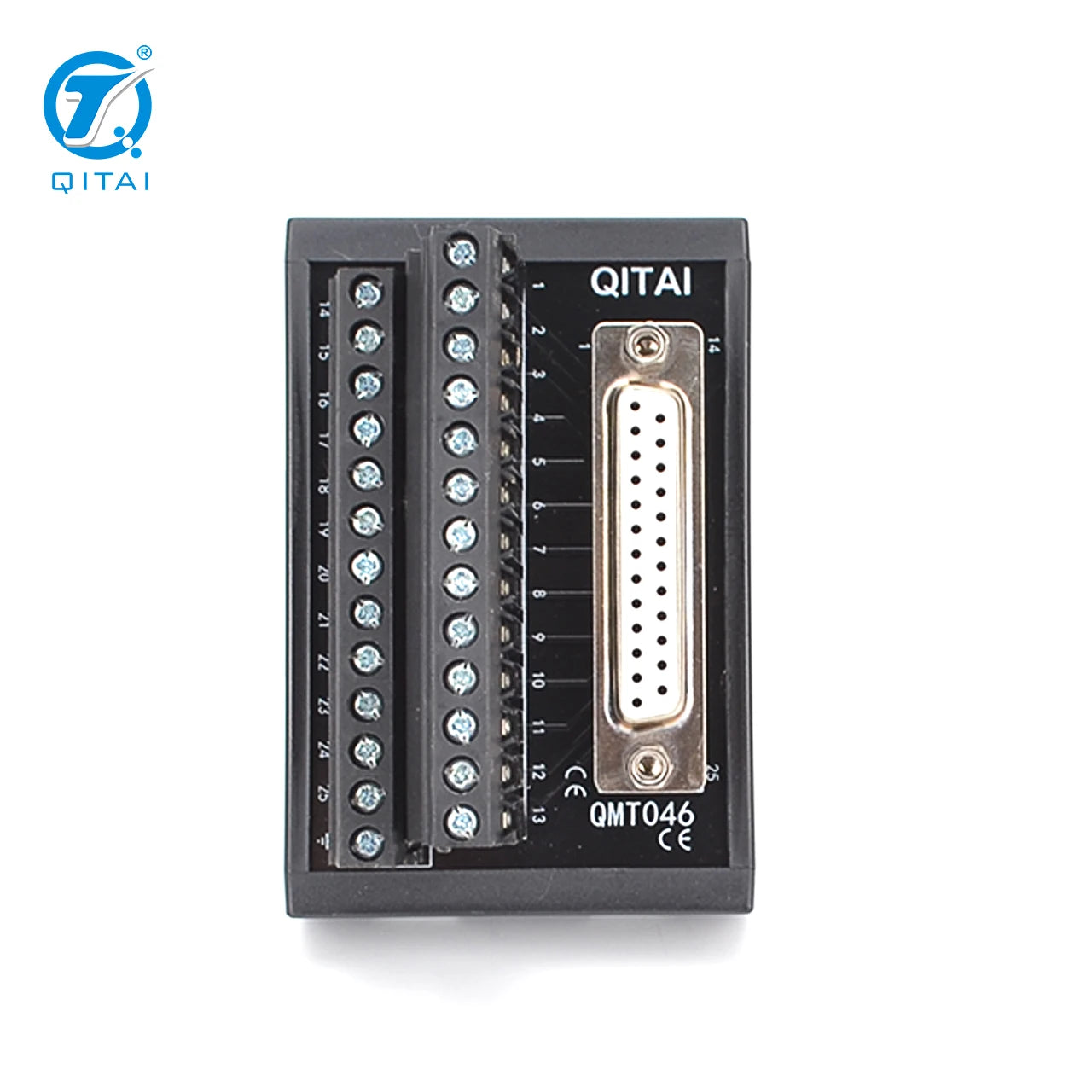 QMT046 Terminal Block Module Suitable for D-SUB Connector PLC Connect 25 PIN Female PLC Terminal Station