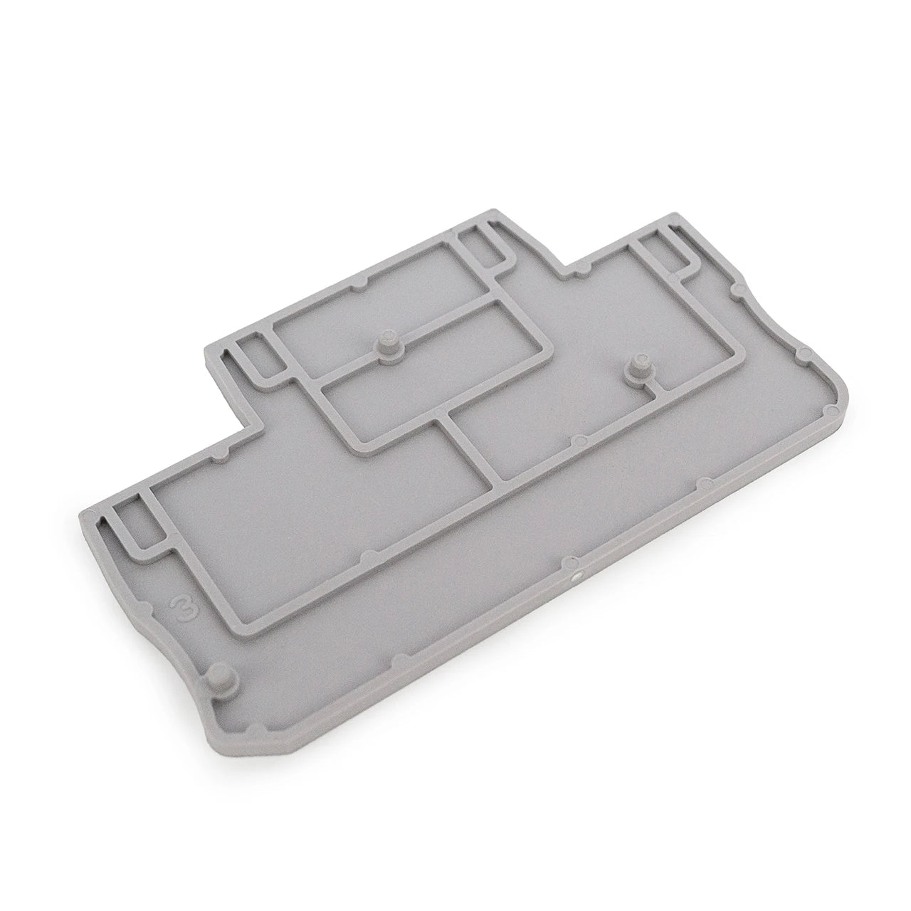 QPT-2.5/2-2G D-PTTB 2.5 - End Cover Double-level Terminal Block End cap