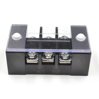 Industrial QTB-3003 3 Position Electrical Terminal Strip 32 Amp Power Connector for Machinery and Control Panels