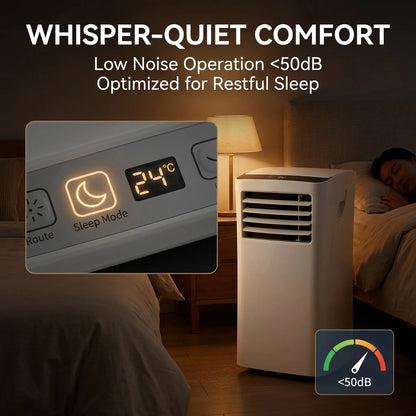Compact Portable Aircon air Cooler Unit Adjustable Cooling Modes Low Noise Operation Energy Efficient Design for Home Office