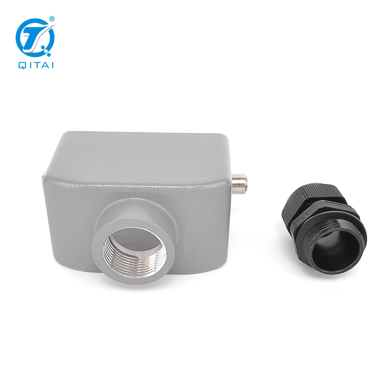 H10B-TK-2B-PG16 Industrial Compact Series Top Entry Aluminum Housing IP65 Heavy Duty Connector Protective Hoods