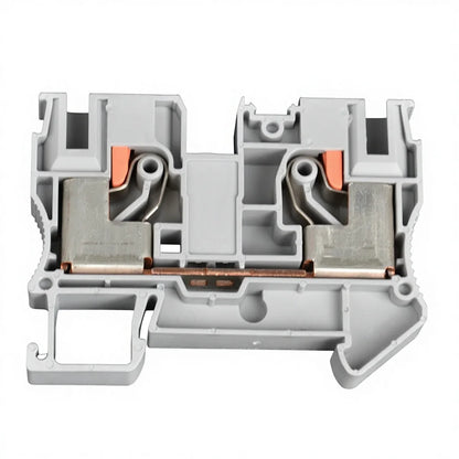 QPT 10 PT10 Awg Lever Terminal Block 10mm² 1000V 57A Din Rail Terminal Block Spring CE Certified Connector 16mm Din Rail Mounted