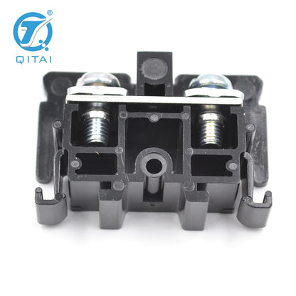 QUTD-41 High Current 50A Japanese Screw Terminal 660V Fuse Terminal Connector- for 8mm2 Wire PA66 Brass Fused Terminal