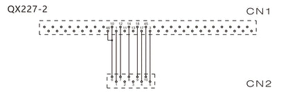 QX227-2  Servo Motor Cable AB CSD3 Series PLC Cable 50P/MDR 10P/MIL Safe Electrical Wire Extension Cable