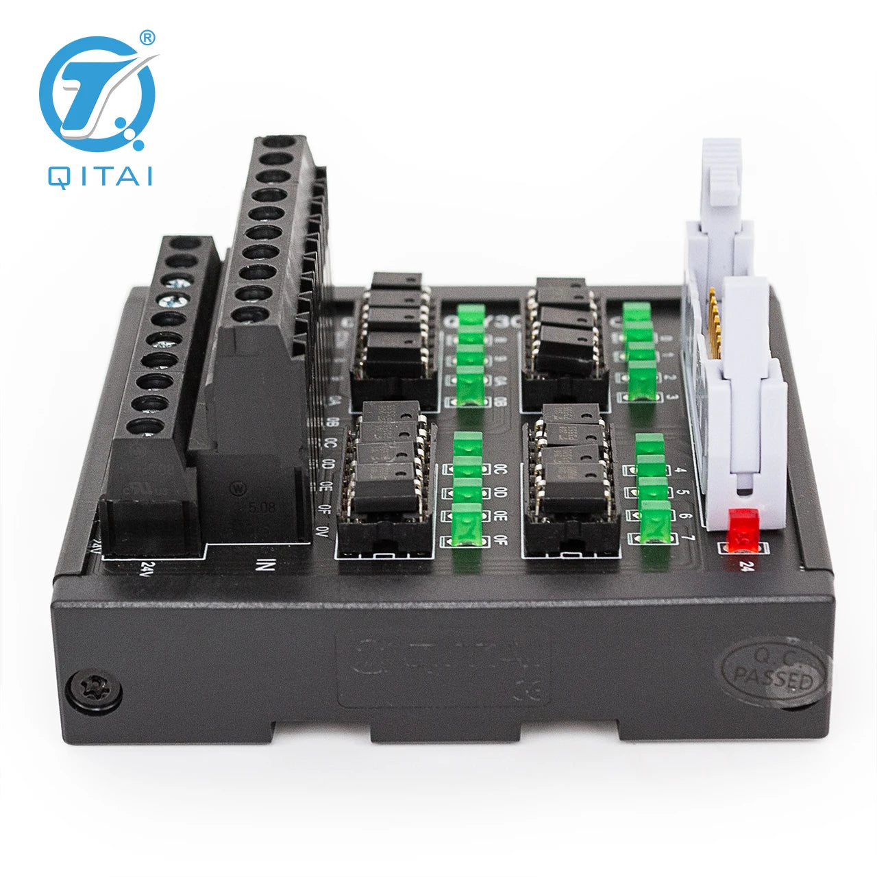 QMY304IN Automation Contral PLC Wiring Blocks Photorelay Solid State Relay Module 10mA 60V Terminal Block Extension Module