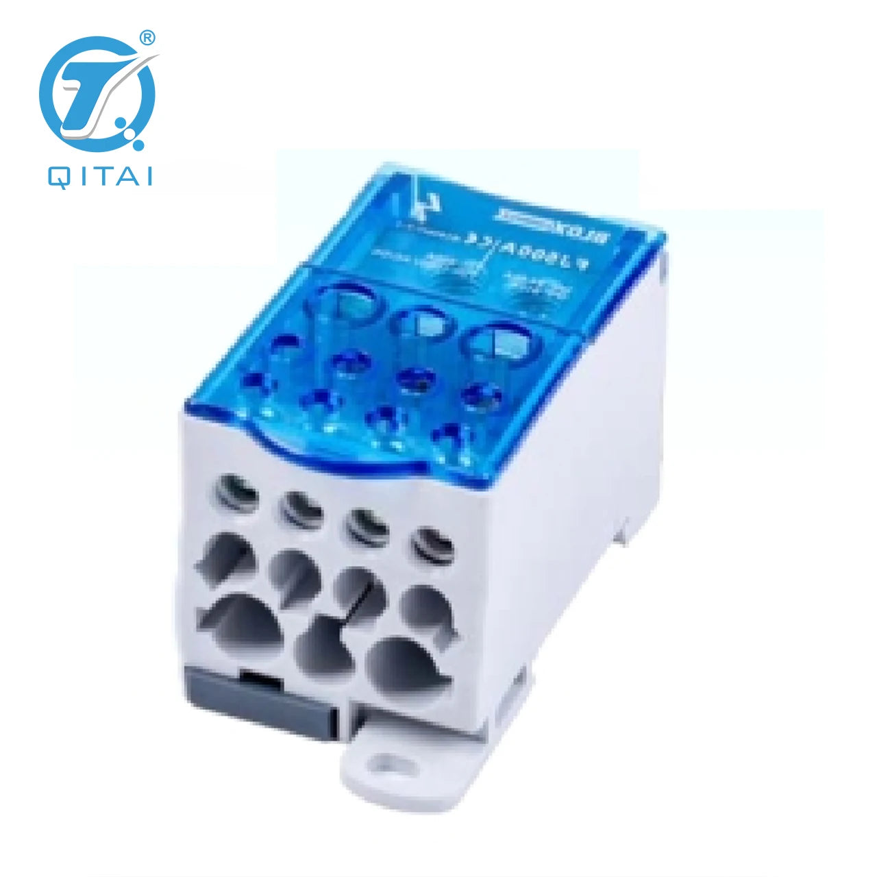 QFJ500A 500A Power Distribution Block 1000V Support 8x24mm Flexible Busbar Input Unipolar Splitter Box