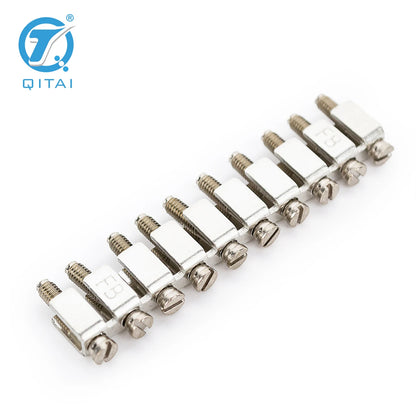 FBI  10-6  Plug-In Din Rail Terminal Block Central Fixed Bridge Screw Bridge Screw Terminal Block Plugging Jumper