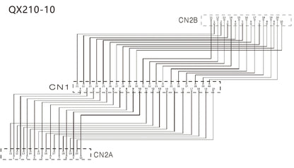 QITAI Electric Wires and Cables QX210-10  40P  PLC I/O Cable Copper Flexible Insulated Wires and Cables
