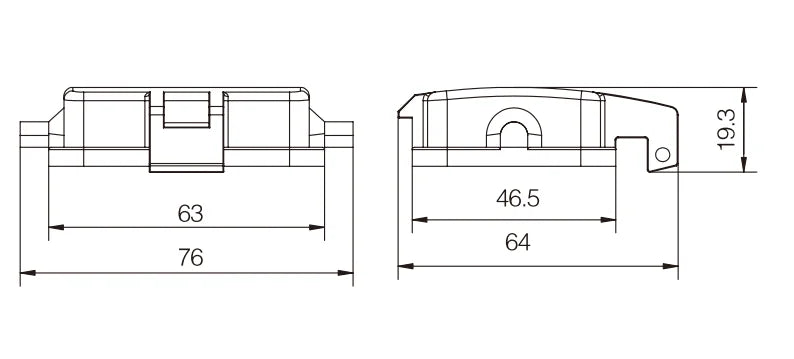 QITAI H6B-CV-2B Heavy Duty Industrial Connector Compact Series Top Entry Protective Hoods 10A 250V Brass Contact