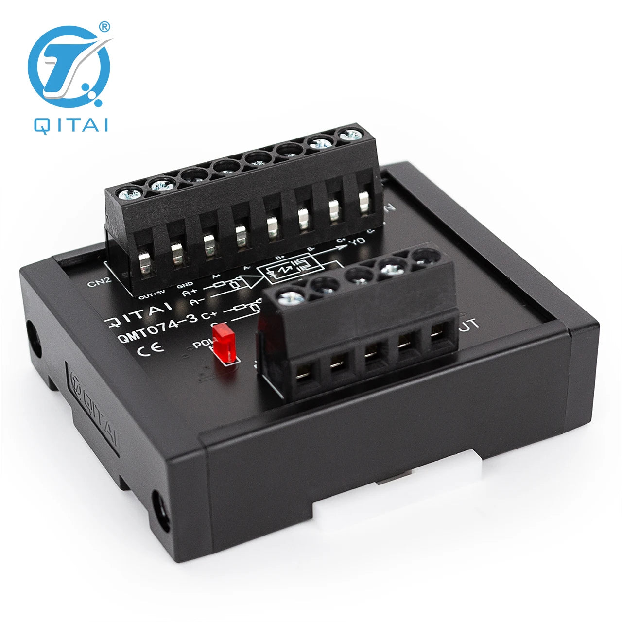 QMT074-3 Terminal Block Module DC 15-30V  4-20mA PLC Input and Output Module Built-in Voltage Conversion Module PLC Connect