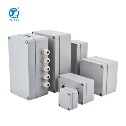 DA Series Aluminum Waterproof IP66 Junction Terminal Box Electronics  Distribution Box Project Electronic Terminal Enclosure