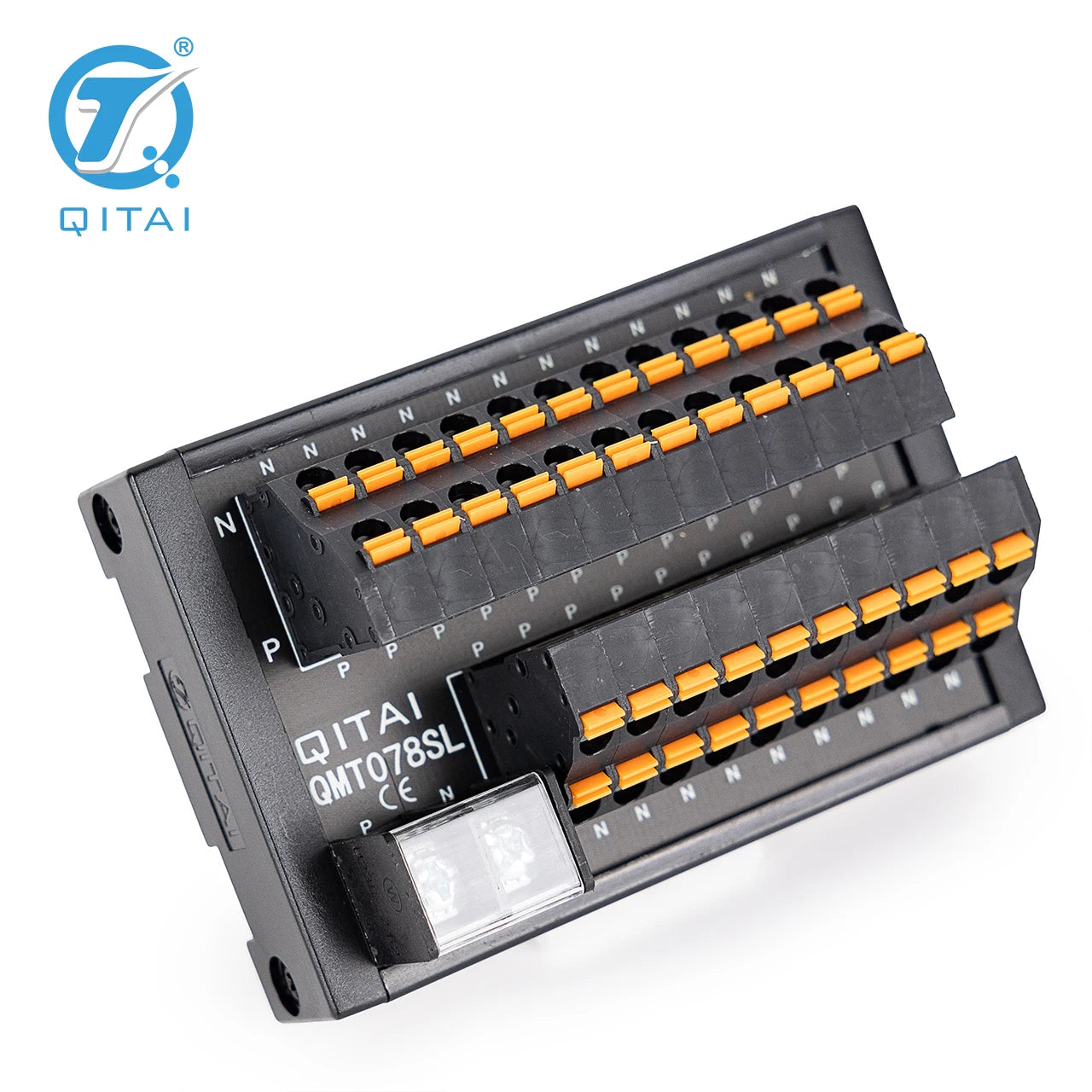QMT078SL Small Design Terminal Block Module Standard 35mm DIN RAIL High Efficiency 2A DC24V 1.5 Mm² Following/AWG16