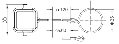 H3A.P-CV-2B  Heavy Duty Connector protection Cover Automotive Waterproof Industrial Connector