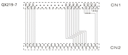 QX219-7  48P/ FCN  40P/MIL Plc Control Cable I/O Cable Copper Flexible Insulated Wires and Cables  500-10000 mm