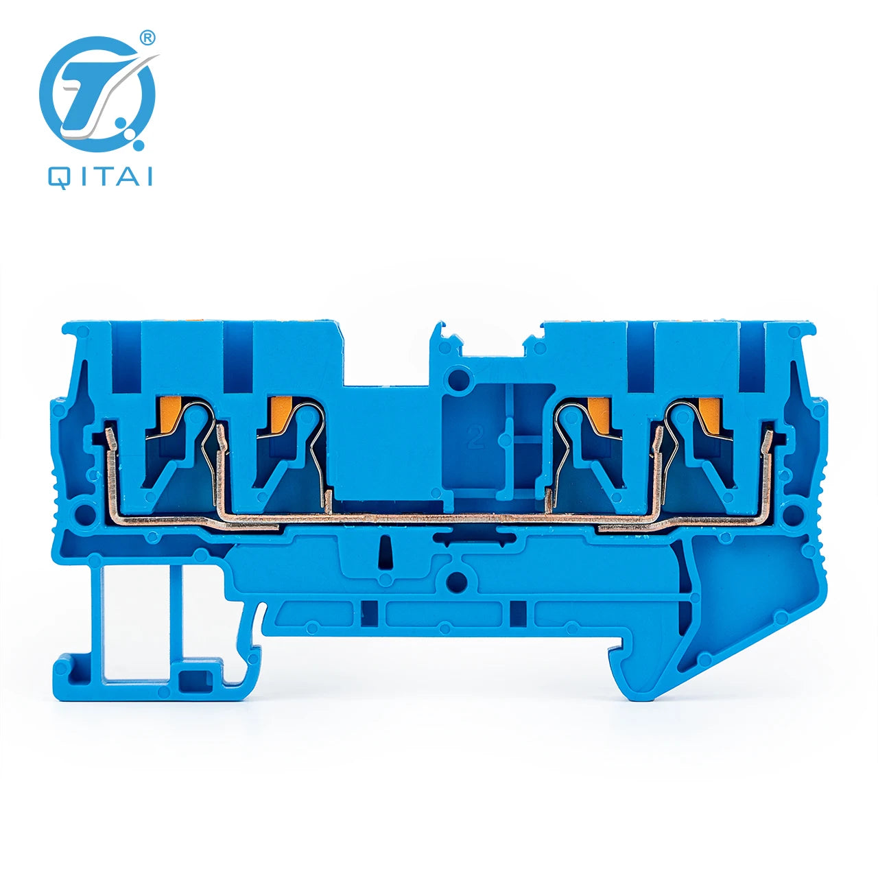 QPT2.5/2*2 2.5mm² QUATTRO 800V 24A Red Blue Yellow Grey Factory Supply High Quality Plug-in Wire Terminal Strip Terminal Block