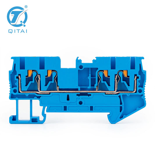 QPT2.5/2 Terminal Block Grey - QITAI industrial automation components