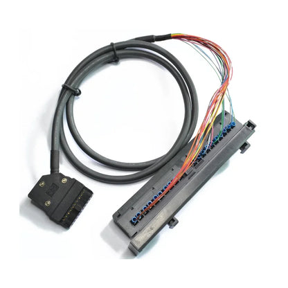 QITAI QX218-2-500 4-Conductor Copper AWG28 MIL Cable for S7-300 PLC Terminal Block I/O Connection