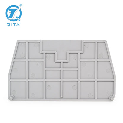 QUKJ-6SG Din Rail Terminal Blocks D-URTK End Cover Electrical Control Connection Terminal Block Accessories