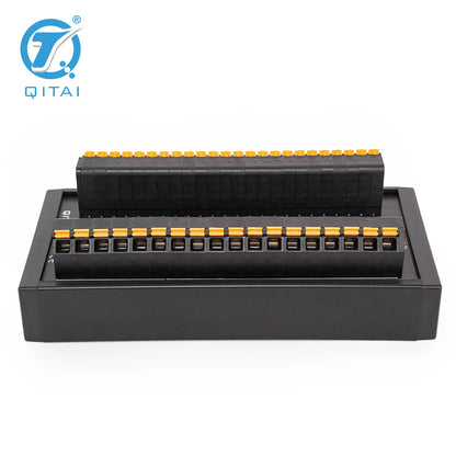 QMT186 Din Rail Spring Type Terminal Block PNP Input/Output Safe Reliable Push-In Connection Terminals with LED Light