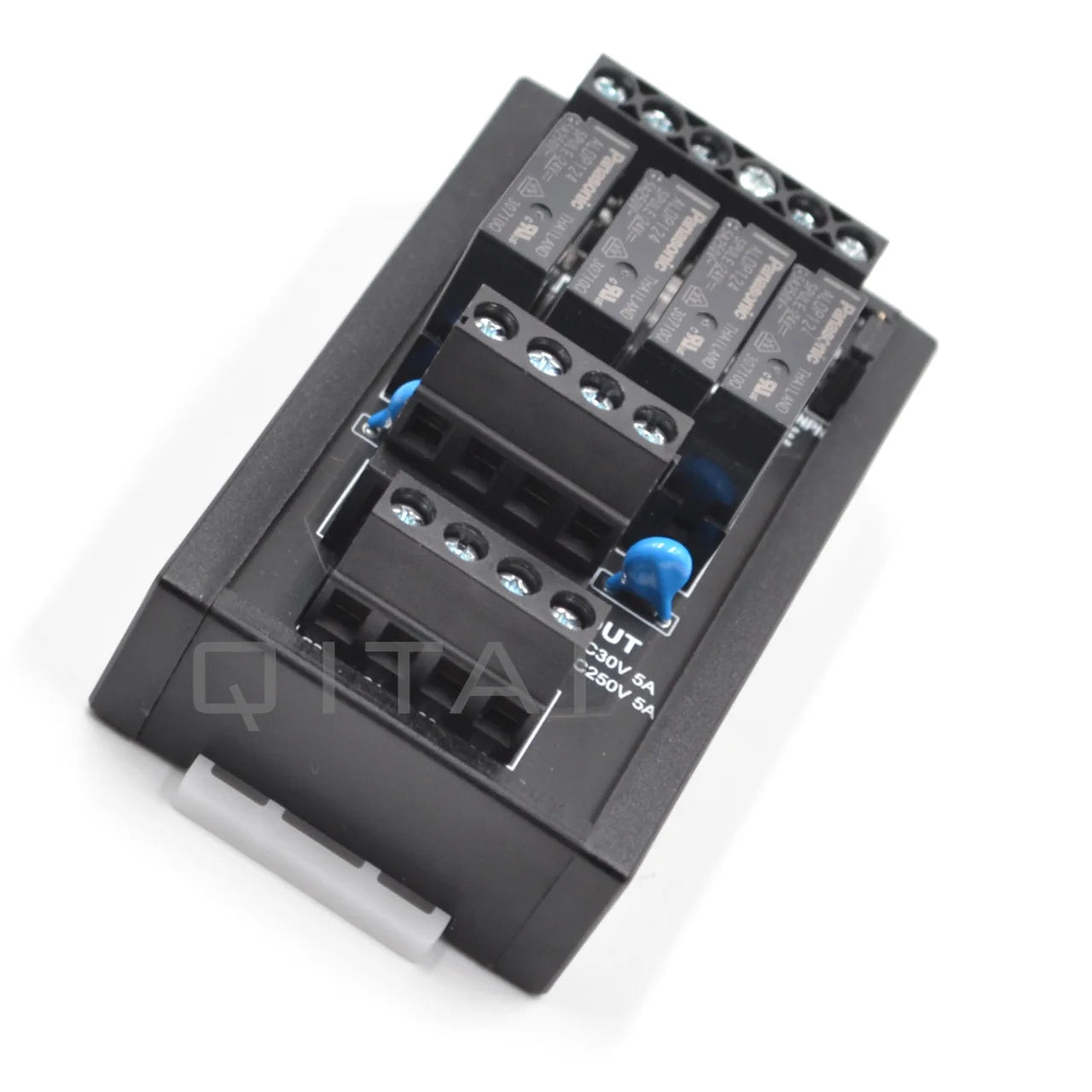 QMY440 4 Channel 250V 5A Electromagnetic Relay Module ALDP124  5V/12V/24V Control Protective Voltage Relay with VDR Varistor
