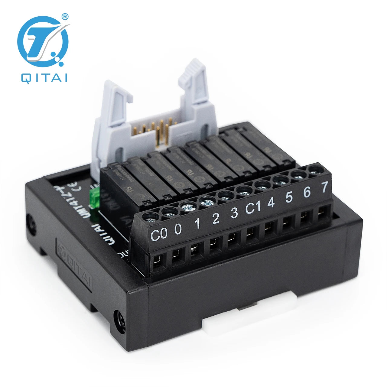 QMY412-P Relay Module Control PLC DC24V 1.5mm² AWG16 Wiring Connection Terminal Blocks Module